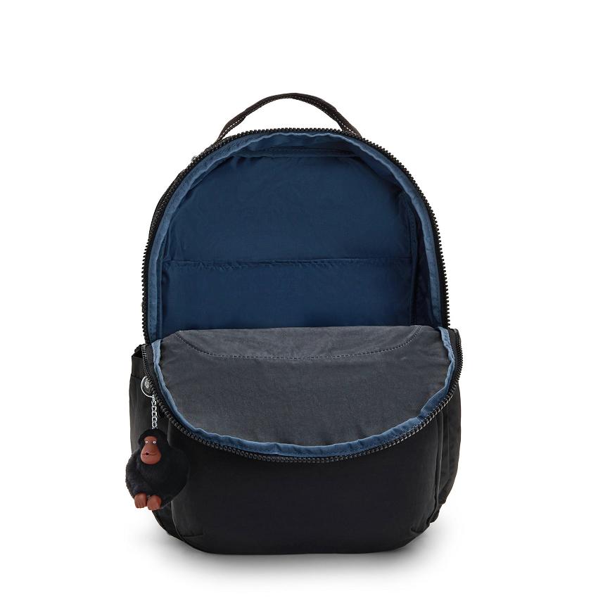 Kipling Seoul Extra Large School Backpacks Black | UKKi2170U