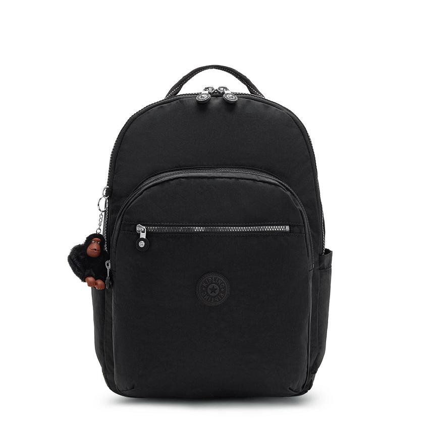 Kipling Seoul Extra Large School Backpacks Black | UKKi2170U