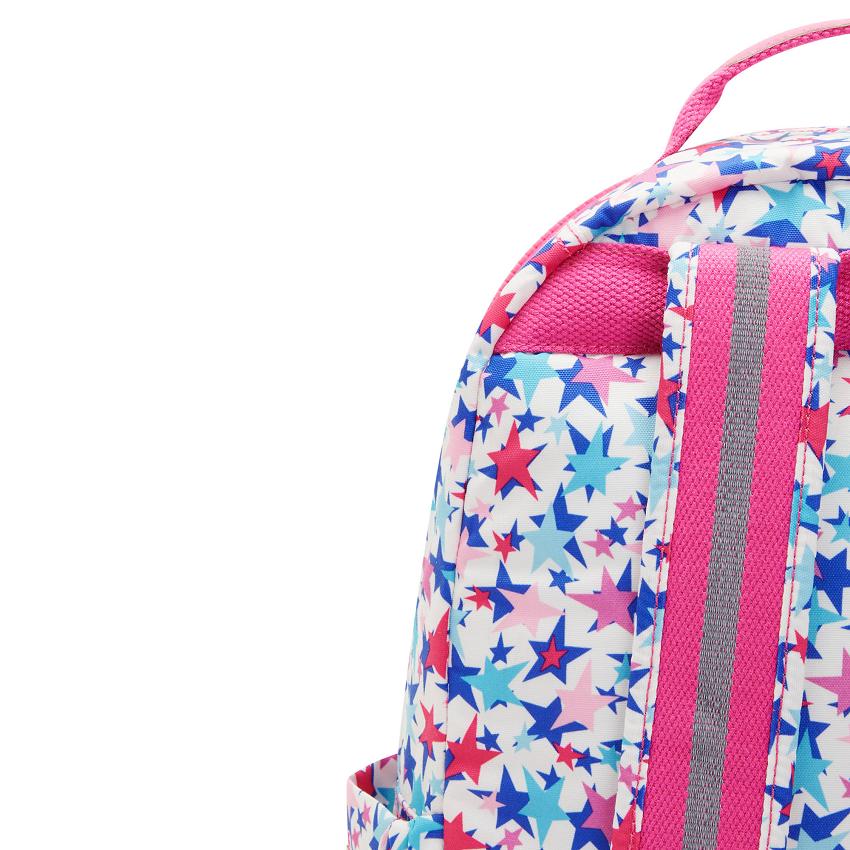 Kipling Seoul Large Laptop Backpacks Blue Pink | UKKi1335Y
