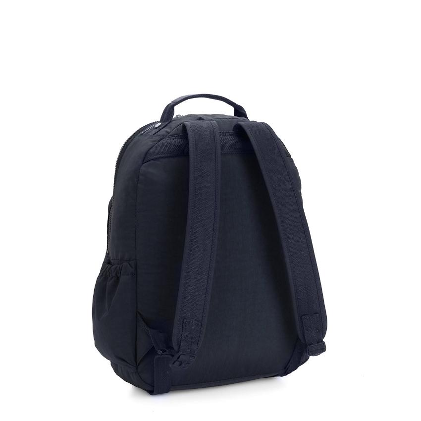 Kipling Seoul Large Laptop Backpacks Blue | UKKi2099M