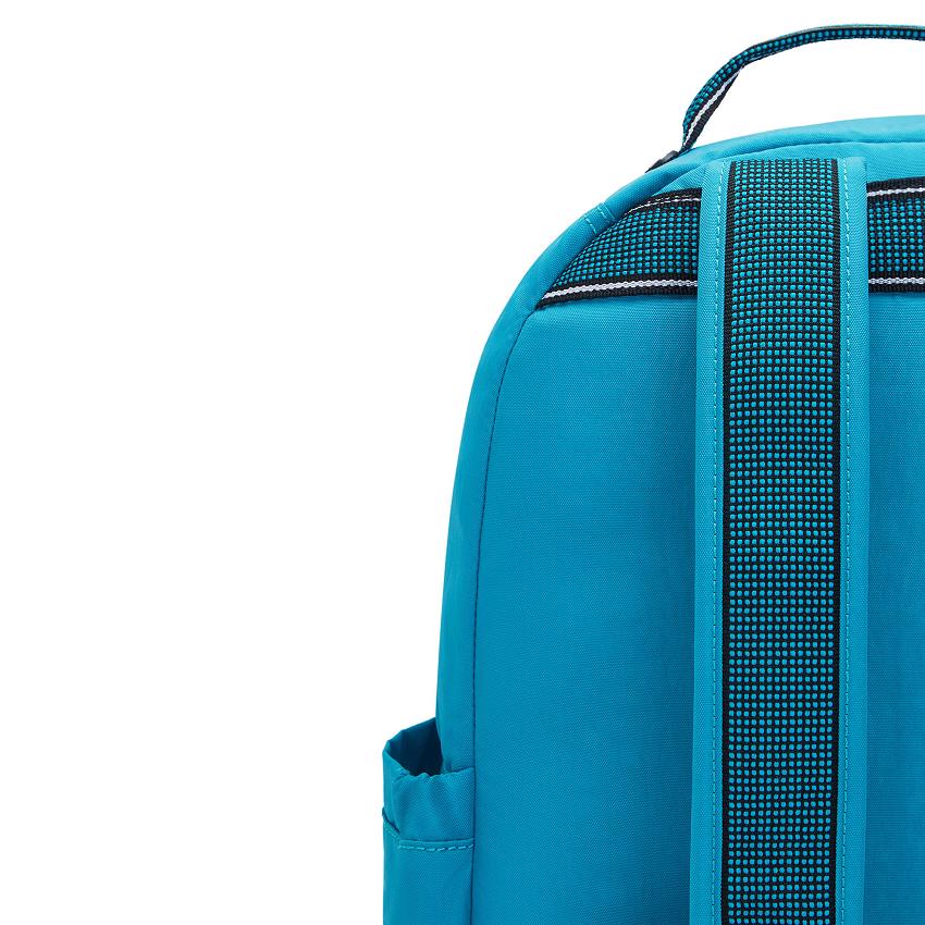 Kipling Seoul Large Laptop Backpacks Green | UKKi1338O