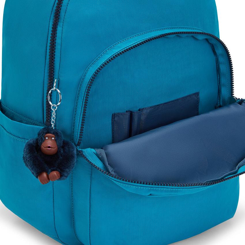Kipling Seoul Large Laptop Backpacks Green | UKKi2093L