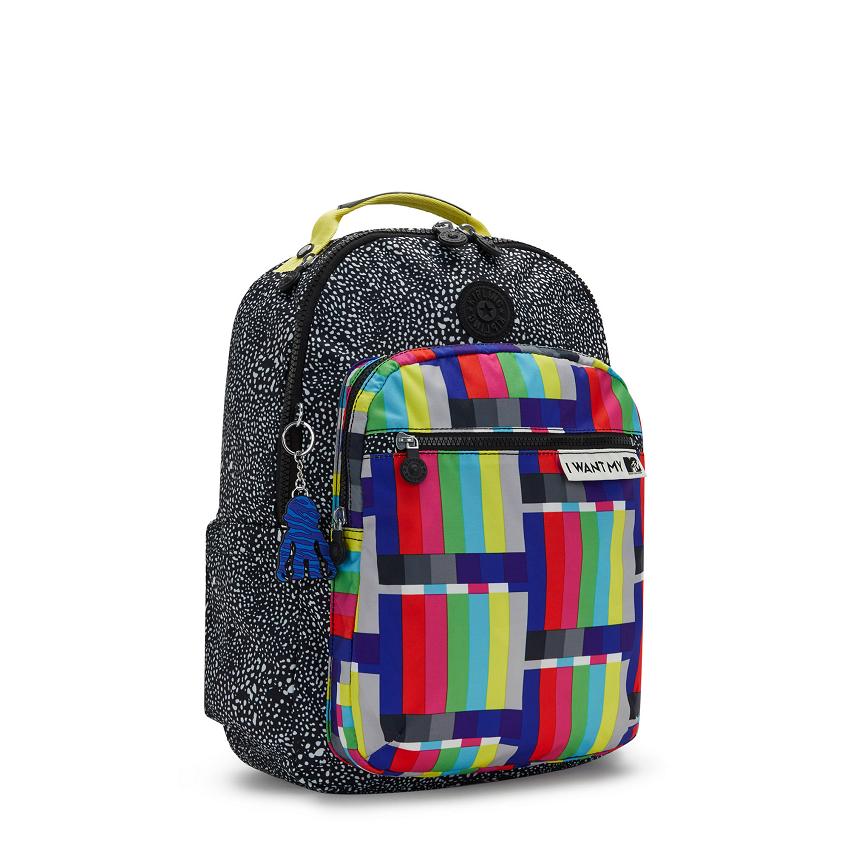 Kipling Seoul Large Laptop Backpacks Multicolor | UKKi1333R