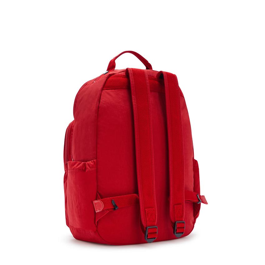 Kipling Seoul Large School Backpacks Red | UKKi2181C