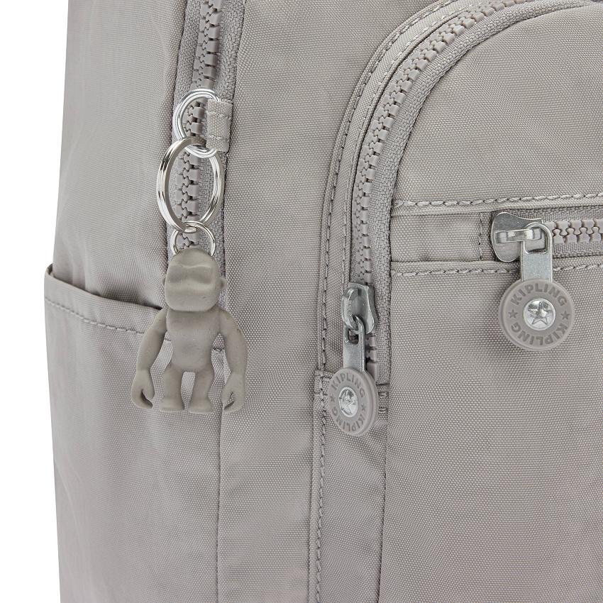 Kipling Seoul Small School Backpacks Grey | UKKi2187M