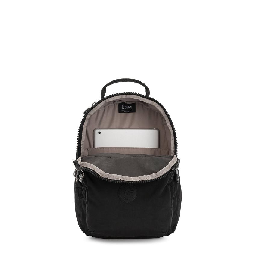 Kipling Seoul Small Travel Backpacks Black | UKKi1453P