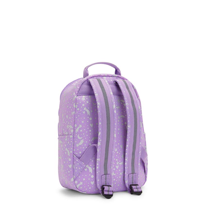 Kipling Seoul Small Travel Backpacks Metal | UKKi1451I