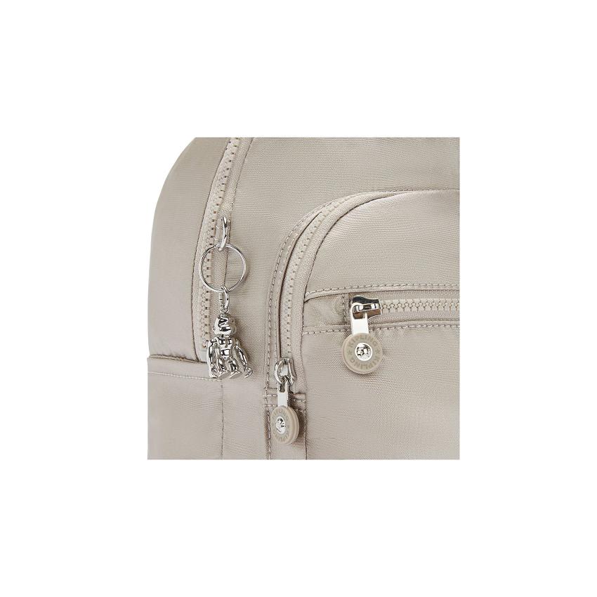 Kipling Seoul Small Travel Backpacks Metal | UKKi1456F