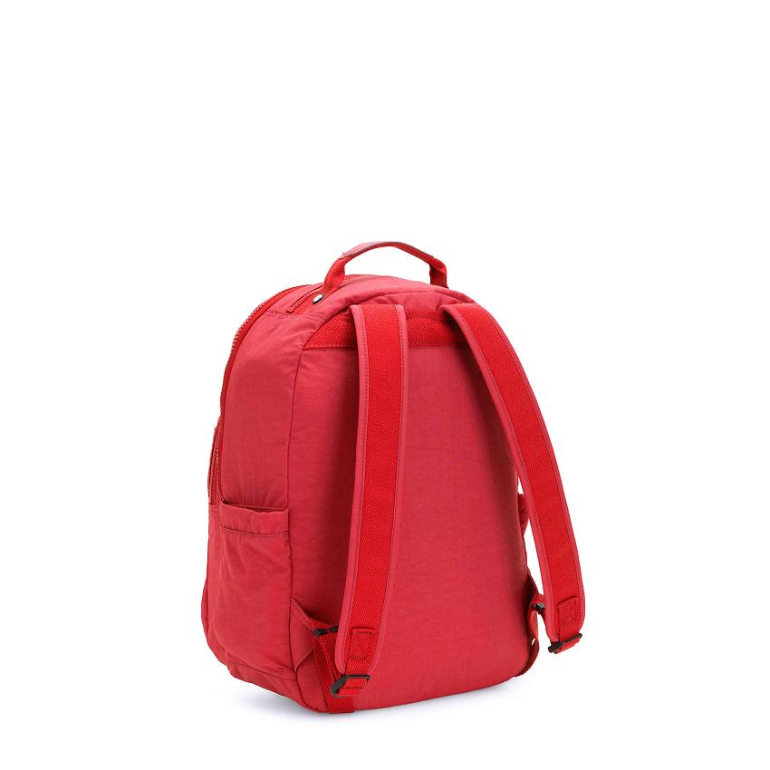 Kipling Seoul Small Travel Backpacks Red | UKKi1452O