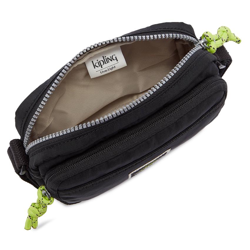 Kipling Sisko Crossbody Bags Black | UKKi1682Q