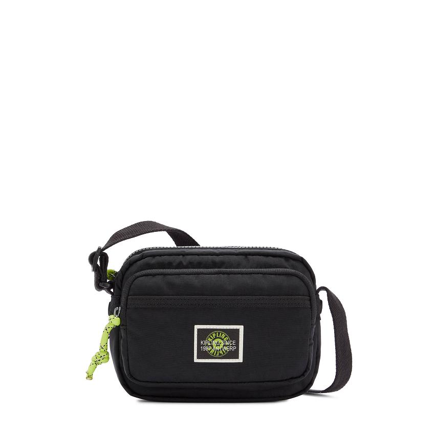 Kipling Sisko Crossbody Bags Black | UKKi1682Q