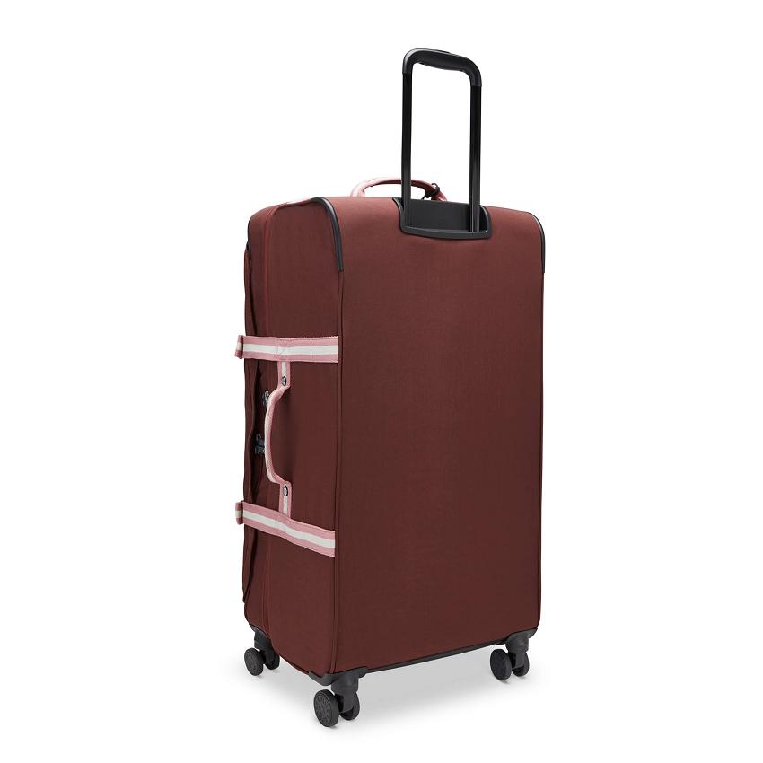 Kipling Spontaneous Large Rolling Luggage Burgundy | UKKi2030G