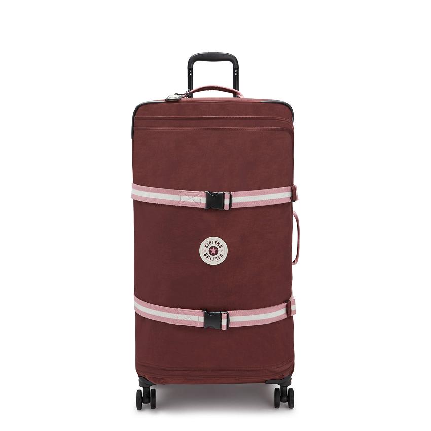 Kipling Spontaneous Large Rolling Luggage Burgundy | UKKi2030G