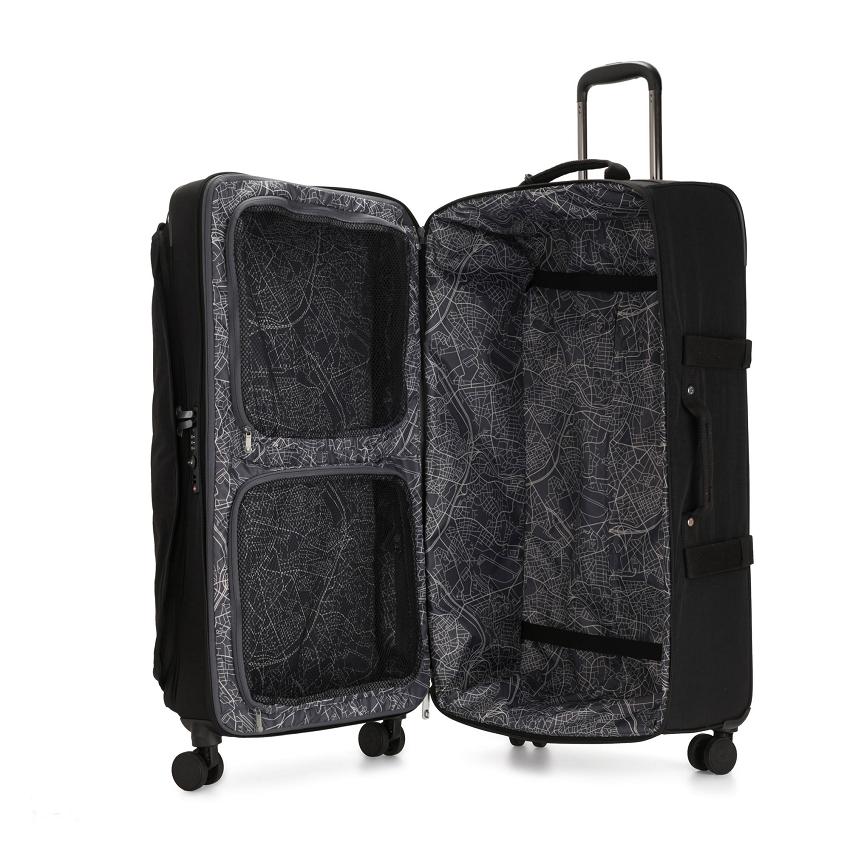 Kipling Spontaneous Large Rolling Luggage Black | UKKi2031F