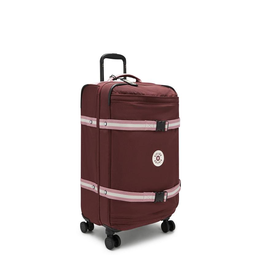 Kipling Spontaneous Medium Carry On Luggage Burgundy | UKKi2020T