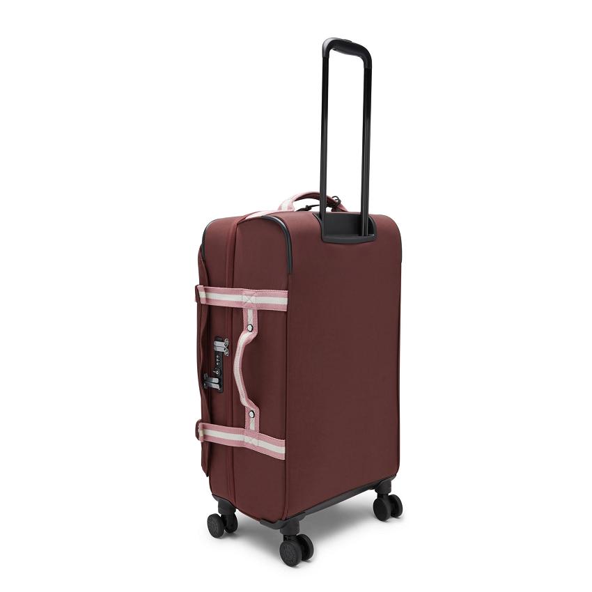 Kipling Spontaneous Medium Carry On Luggage Burgundy | UKKi2020T
