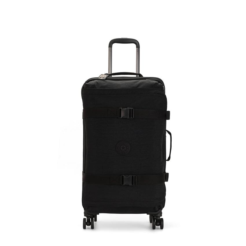 Kipling Spontaneous Medium Carry On Luggage Black | UKKi2022U