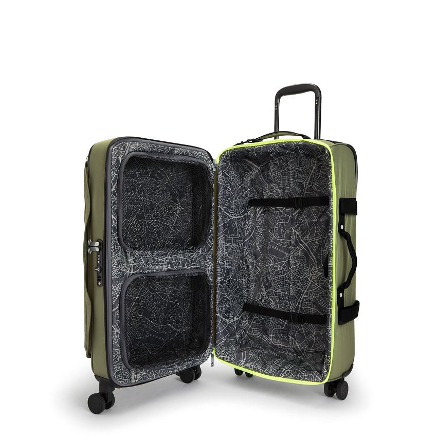 Kipling Spontaneous Medium Rolling Luggage Olive | UKKi2034Q