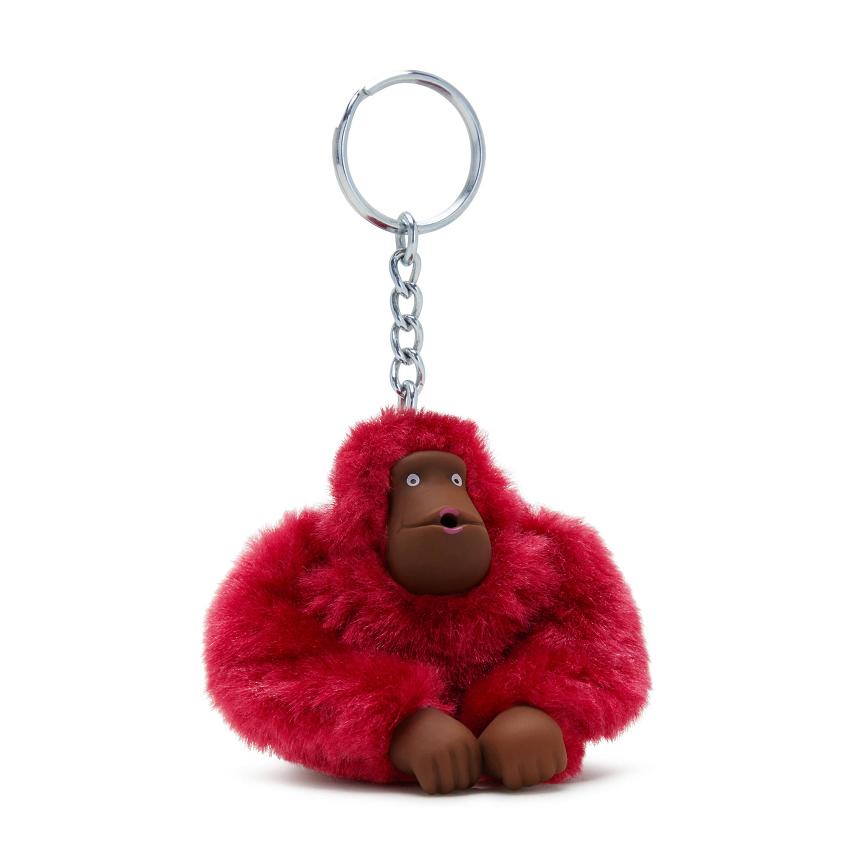 Kipling Sven Small Keychains Dark Red | UKKi1073I