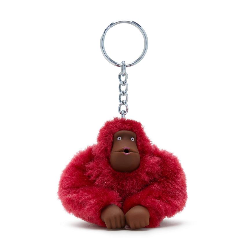 Kipling Sven Small Keychains Dark Red | UKKi1073I
