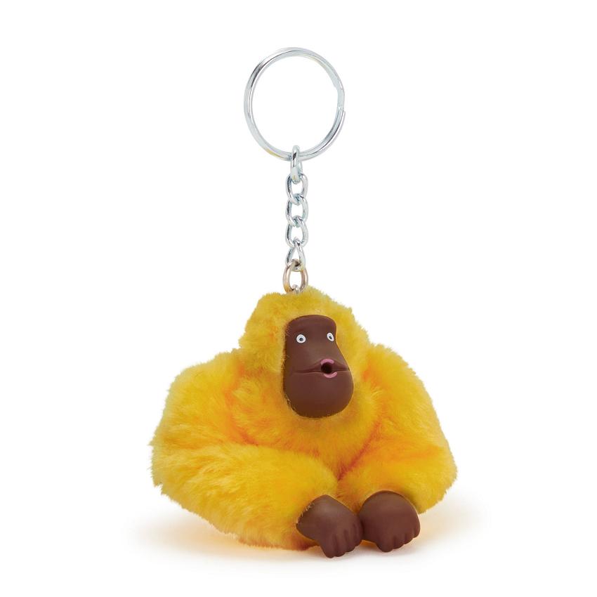 Kipling Sven Small Keychains Yellow | UKKi1064H