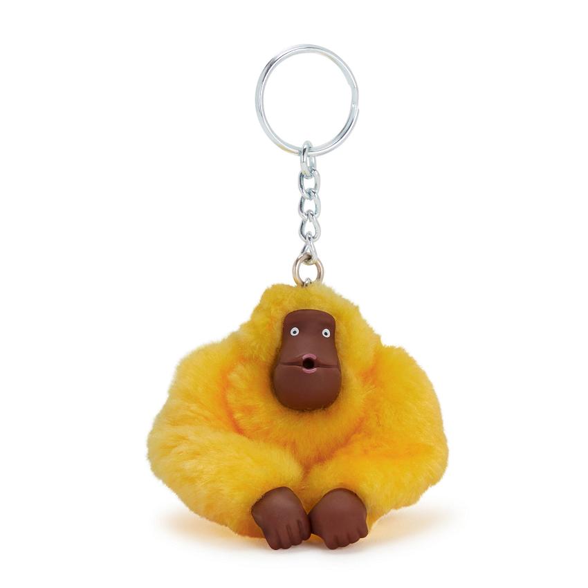Kipling Sven Small Keychains Yellow | UKKi1064H