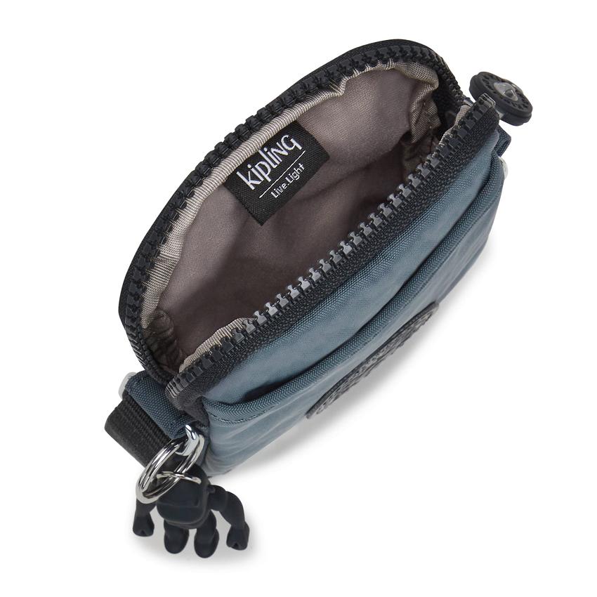 Kipling Tally Mini Bags Navy Grey | UKKi1898G