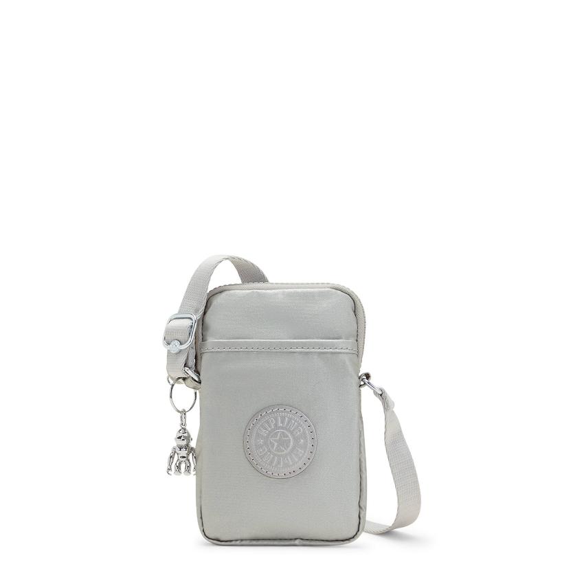 Kipling Tally Mini Bags Silver | UKKi1899F