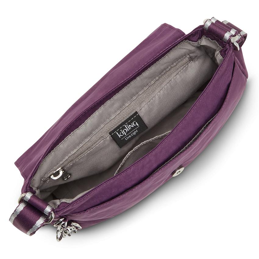 Kipling Tamia Crossbody Bags Purple | UKKi1689I