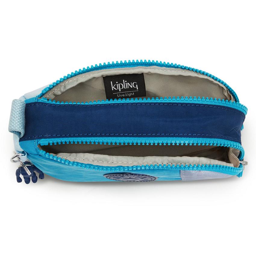 Kipling Tibby Pencil Cases Blue | UKKi2148E