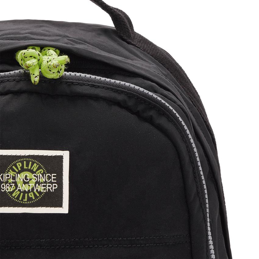 Kipling Xavi Laptop Backpacks Black | UKKi1345L