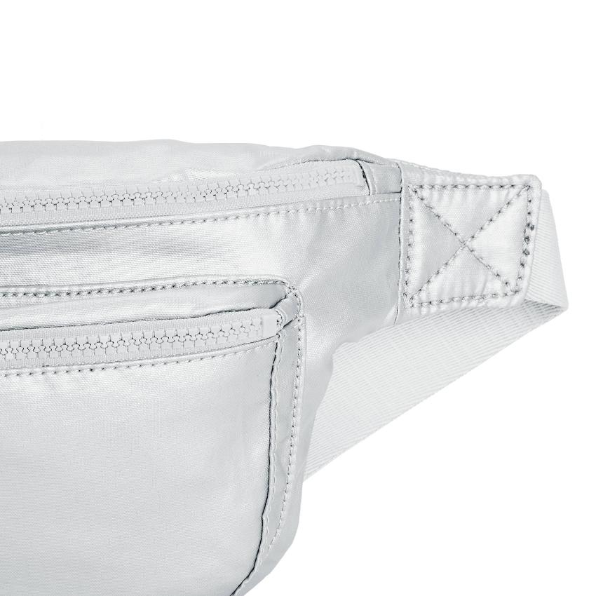 Kipling Yasemina Metallic Handbags Silver | UKKi1815W